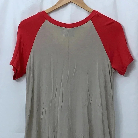 Women’s Judith March V-Neck Short Sleeve Raised On Hank Shirt Size Small EUC - Picture 5 of 7